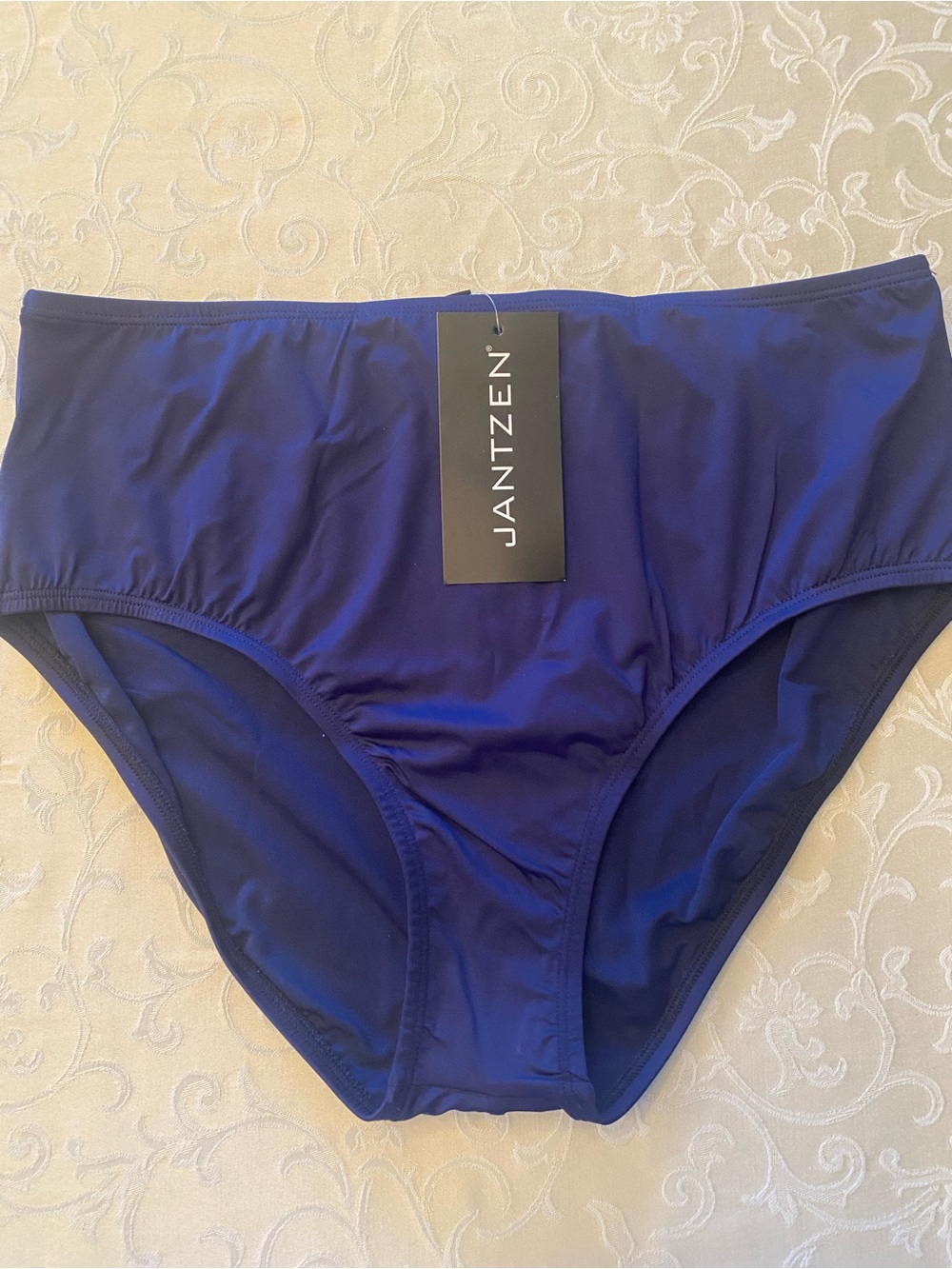 Jantzen Royal Blue High-Waist Bikini Bottoms